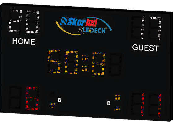 SBS12803 — 3x3 School Basic scoreboard