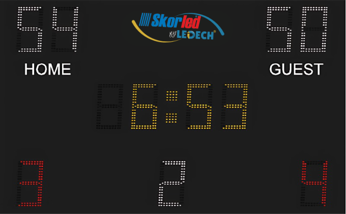 SBS1280A — School Pro Basic scoreboard