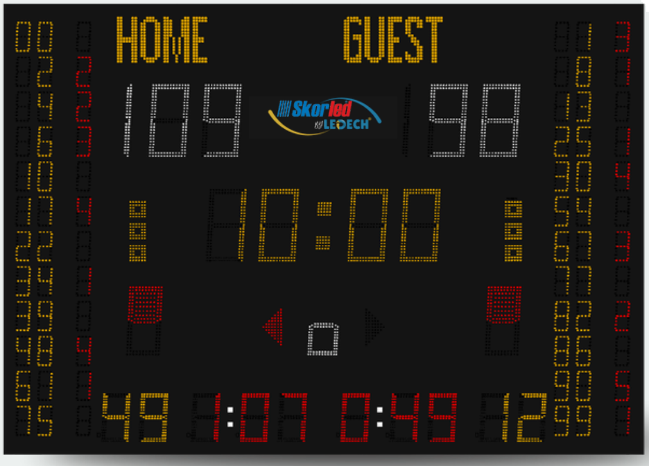 SBS2000TSH — Club Compact scoreboard
