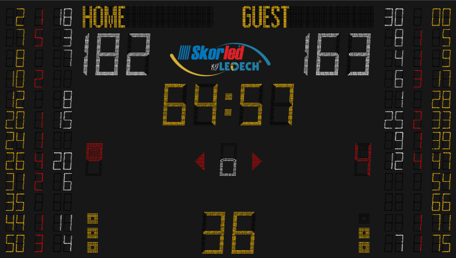 SBS3000TS — Tournament Standard scoreboard